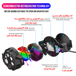 خنک کننده گوشی موبایل اچ وای اس جی مدل P10