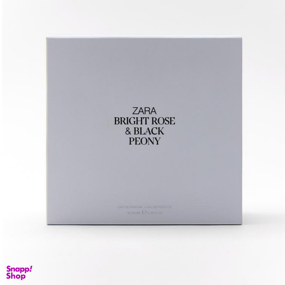 ادوپرفیوم زنانه زارا مدل Bright Rose & Black Peony مجموعه 2 عددی