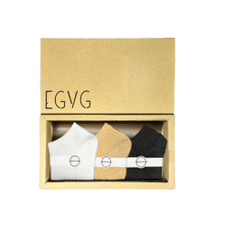 جوراب زنانه egvg طرح کبریتی کد w2-114 بسته 3 عددی