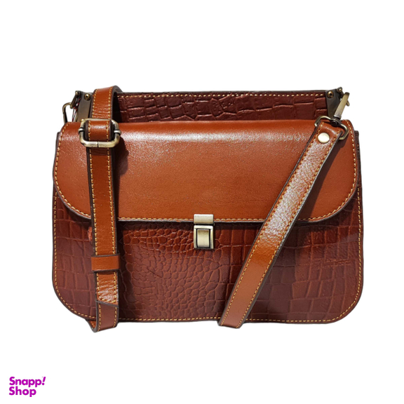 کیف زنانه چرم طبیعی مدل دو طرفه کد fateh 116