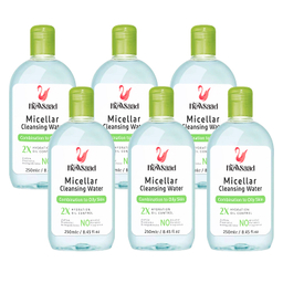 میسلار واتر نیوساد مدل Hydration مناسب پوست چرب حجم 250 میلی لیتر مجموعه 6 عددی