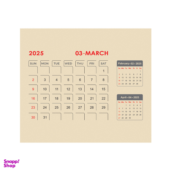 تقویم رومیزی سال 1404 پدیده نقش همراه با خوشبو کننده رایحه جنگل