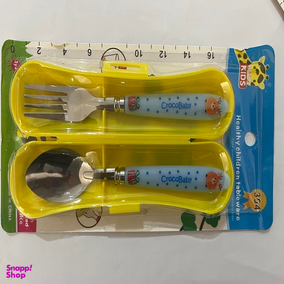 قاشق و چنگال کودک کد 0020 به همراه جعبه