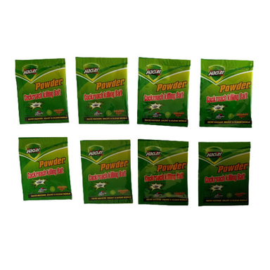 سوسک کش هکر مدل پودر حجم 40 گرم بسته 8 عددی