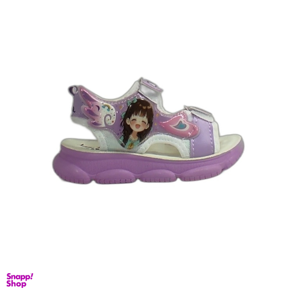 صندل دخترانه کد J03 رنگ بنفش