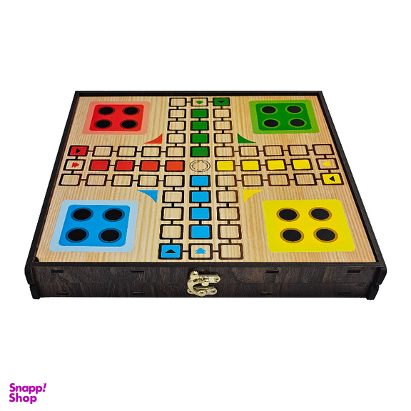 بازی فکری چند منظوره فمیلی گیم مدل منچ و مارپله و شطرنج کد 7