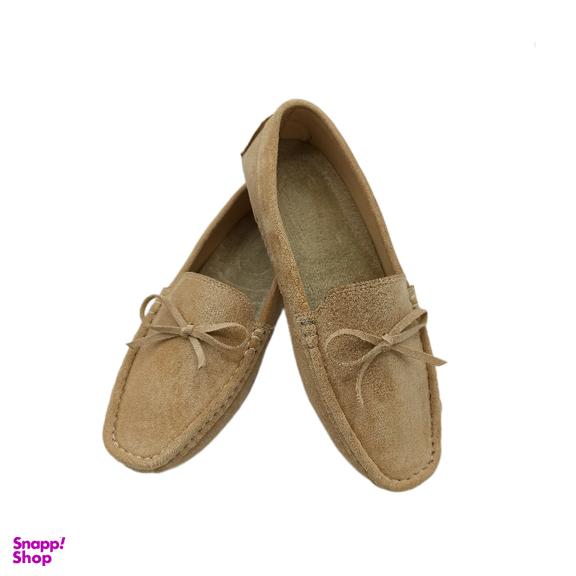 کفش کالج زنانه مدل سوئیت رنگ کرم