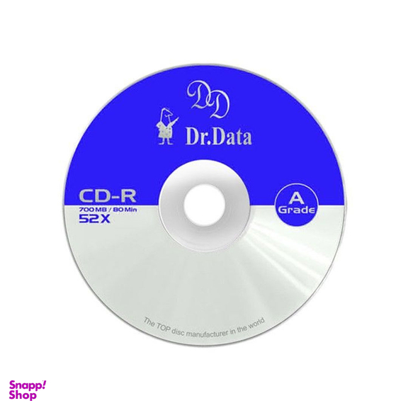 سی دی خام دکتر دیتا مدل CD-R پک 50 عددی