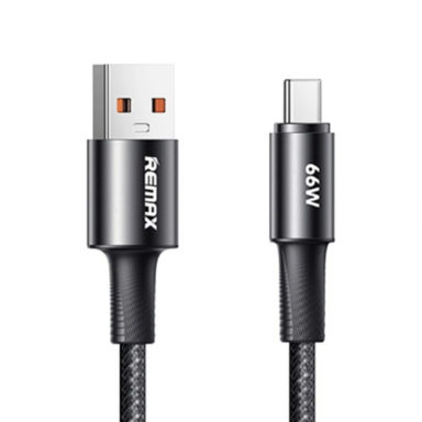 کابل تبدیل USB به Type-C ریمکس مدل کد RC-C099 66W طول 1.2 متر