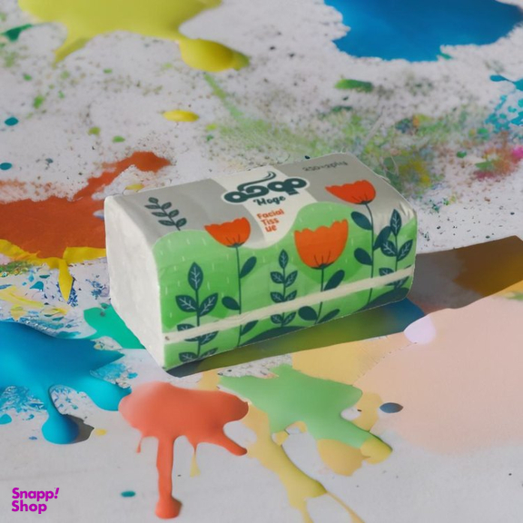 دستمال کاغذی 250 برگ موگه مدل دو لایه بسته 8 عددی