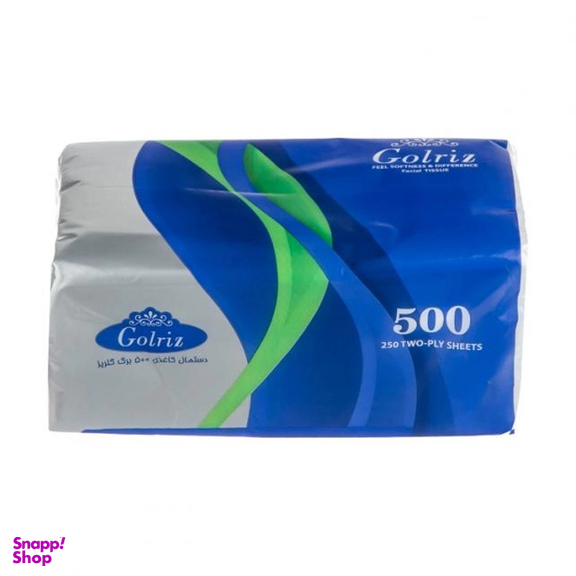 دستمال کاغذی گلریز بسته 500 برگی
