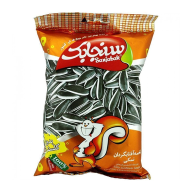 تخمه آفتابگردان نمکی سنجابک وزن 105 گرم