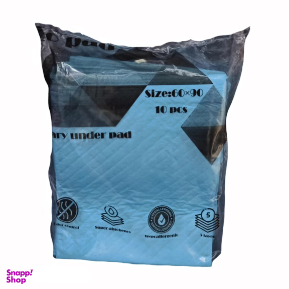 پد بهداشتی سگ مدل Eco-10 سایز ۶۰×90 سانتی متر بسته 10 عددی