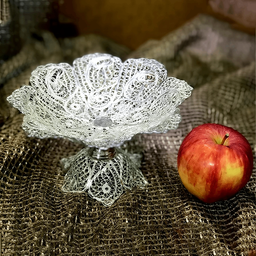 شیرینی خوری ملیله کاری امین نگار مدل هشت پر کد G3