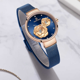 ساعت عقربه ای زنانه نیوی فورس مدل NF5013bl