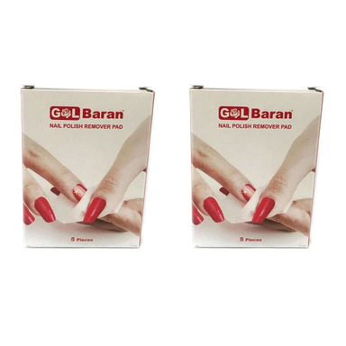پد لاک پاک کن گلباران مدل 001 بسته 5 عددی مجموعه 2 عددی
