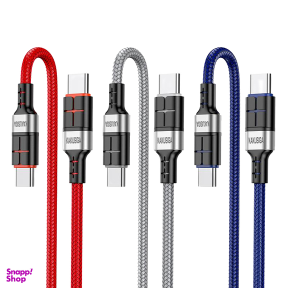 کابل PD تبدیل USB-C به USB-C کاکو مدل 60W کد KSC-696 طول 1.2 متر