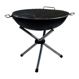 باربیکیو پایه تاشو سفری همراه با توری گریل