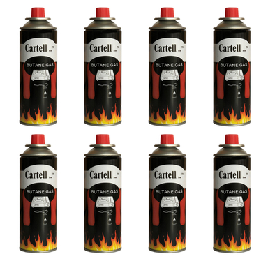 کپسول گاز مسافرتی کارتل مدل CG-08 بسته 8 عددی