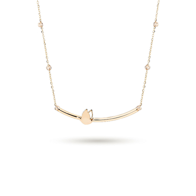 گردنبند طلا 18 عیار زنانه میلی گالری طرح پرنده کد MT1102