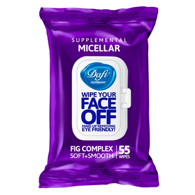 دستمال مرطوب دافی مدل Micellar بسته 55 عددی