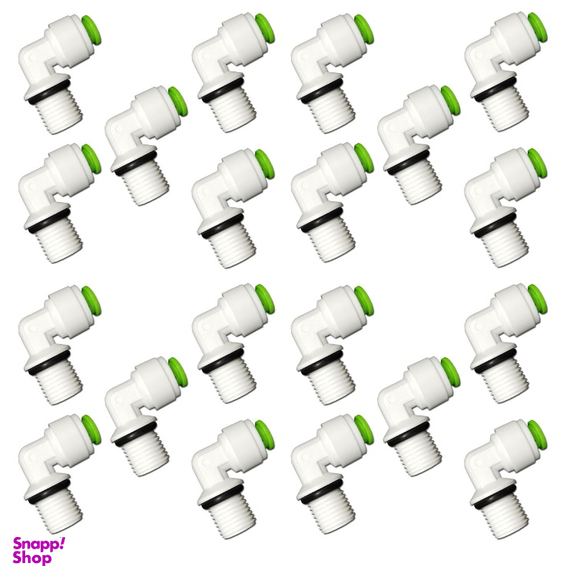 اتصال زانویی تصفیه آب تکومن مدل tc20 بسته 20 عددی