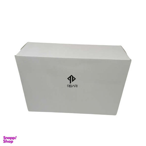 نیم بوت طبی مردانه چرم ریباری مدل Z27 رنگ مشکی