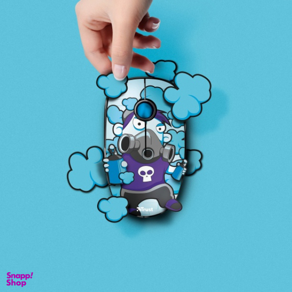 ماوس بی سیم تراست مدل Sketch Graffiti