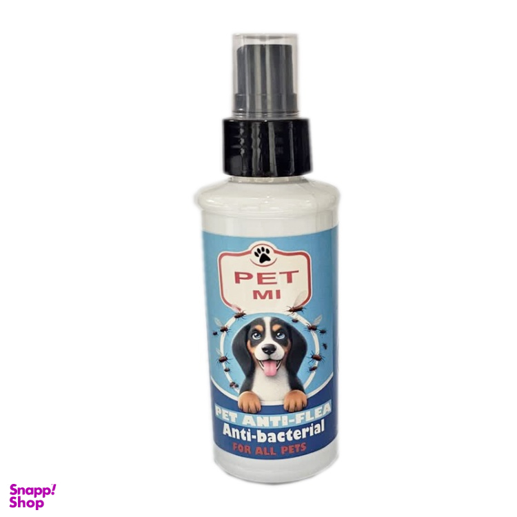 شامپو ضد انگل سگ و گربه پت می مدل Anti Bacterial حجم 120 میلی‌ لیتر