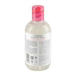 محلول پاک کننده آرایش ژیناژن مناسب پوست نرمال تا خشک حجم 250 میلی‌ لیتر