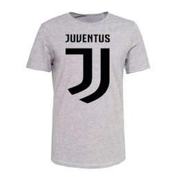 ست تیشرت و شلوارک مردانه طرح یوونتوس کد 63 رنگ طوسی فری سایز