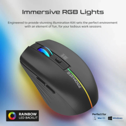 ماوس بی سیم پرومیت مدل KITT RGB
