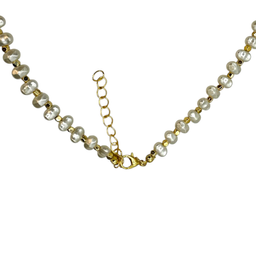 گردنبند طلا 18 عیار زنانه پانسی طرح پروانه کد nem2