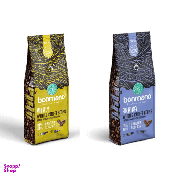دانه قهوه ویتالی و آرنیکا بن مانو مجموعه ۲ عددی