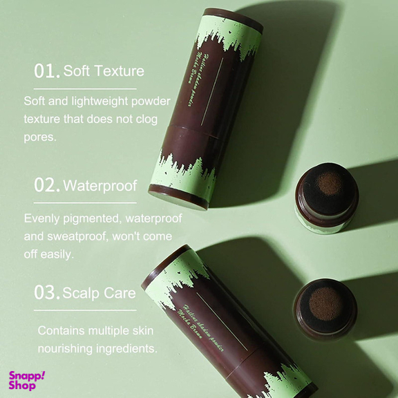 پودر پرپشت کننده مو مایگل مدل Pearl وزن 1.1 گرم رنگ قهوه ای