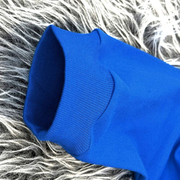 سویشرت دخترانه مدل سگ رنگ آبی