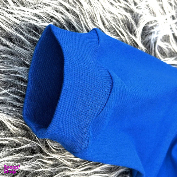 سویشرت دخترانه مدل سگ رنگ آبی