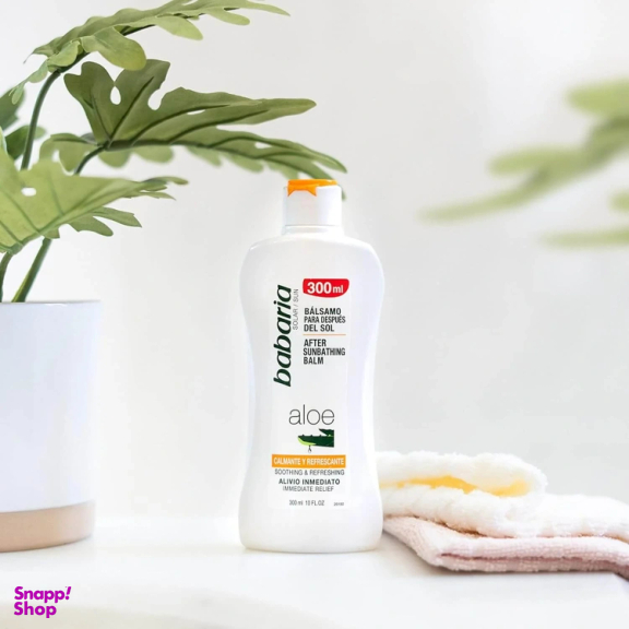 ژل بعد از آفتاب گرفتن باباریا مدل آلوئه ورا حجم 300 میلی لیتر