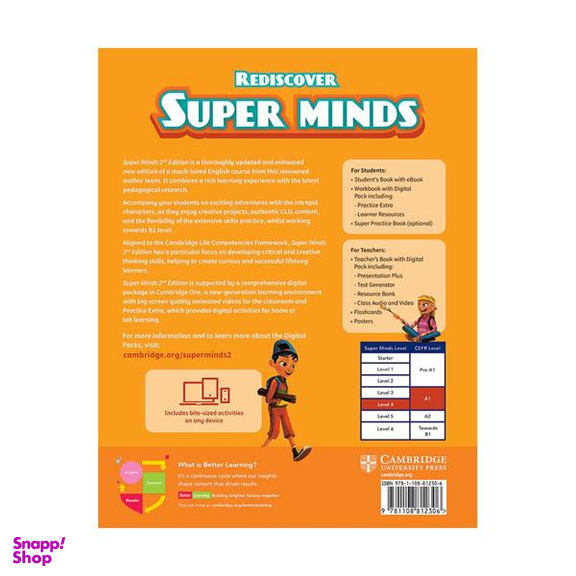 کتاب Super Minds 4 second edition اثر جمعی از نویسندگان انتشارات کمبریج