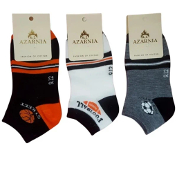 جوراب پسرانه ای اند زد مدل توپ مجموعه 3 جفتی