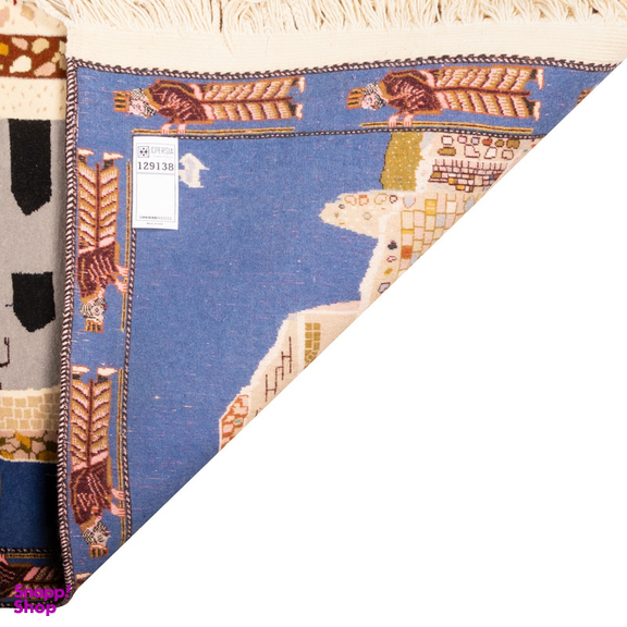 فرش دستباف سی پرشیا کد 129138 سایز 129x103 سانتی متر