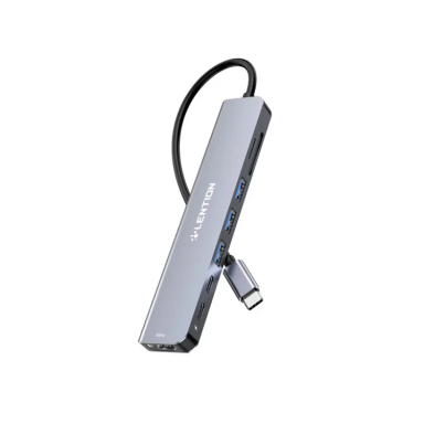 USB هاب 8 پورت لنشن مدل CE18s Type-C