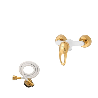 شیر سرویس بهداشتی فاخته مدل اورانوس کد ST به همراه شلنگ