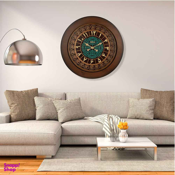ساعت دیواری چوبی هم آدیس مدل کیتا رویال کد CKS 616-C60
