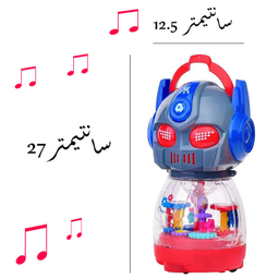 اسباب بازی ناب سل مدل چرخ دنده ای قلک طرح رباتی موزیکال