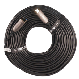 کابل 2.1 HDMI فیبر نوری کی نت پلاس مدل KP-A163 طول 50 متر