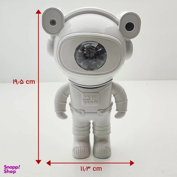 رقص نور طرح کهکشانی مدل فضانورد