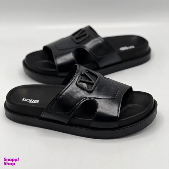 صندل طبی مردانه دوریس مدل پرهام کد 02 رنگ مشکی