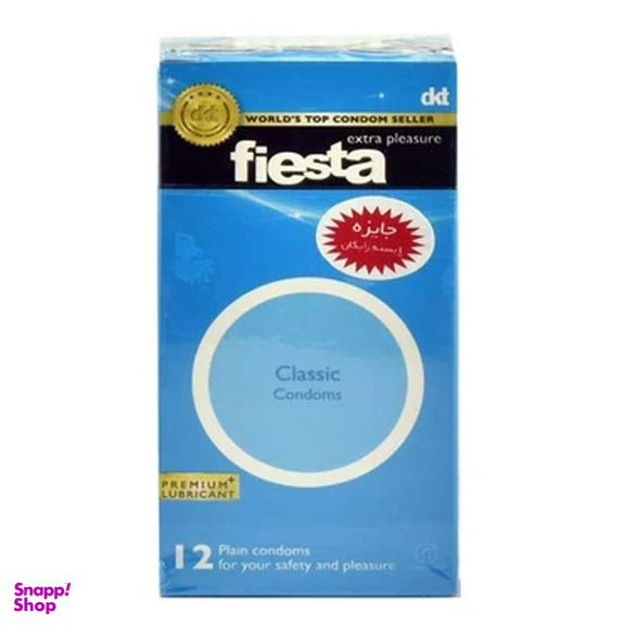 کاندوم ساده فیستا مدل Classic بسته 12 عددی