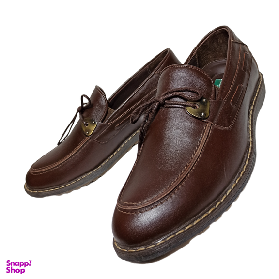 کفش روزمره چرم طبیعی مردانه تچر مدل TCH002-gh